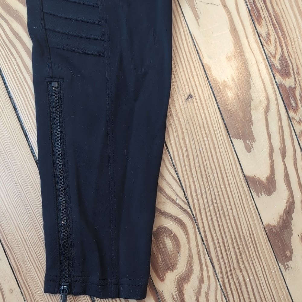 Athleta Black Delancey Moto Leggings - Picture 4 of 5